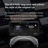 6.25In Touch Screen EV Automotive Dashboard for Model 3 Y 2023 Support Wireless Carplay Android Auto with Option Front Camera