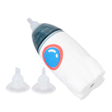 Electric Baby Nose Cleaner Backflow Prevention Baby Nasal Aspirator Cartoon Appearance 3 Suction Strength Colorful Light for