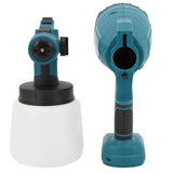 Spray Gun Cordless High Power Electric Paint Sprayer for Makitas 18V Battery 1L Charge Display