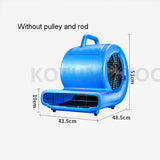 1PC Small Industrial Blower Household Floor Carpet Drying And Blowing hine 220V