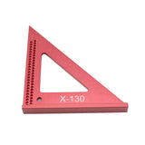 90 degrees Precision Woodworking Line Scriber Triangle Ruler Measuring Gauge Square Ruler Carpenter Woodworking Tools