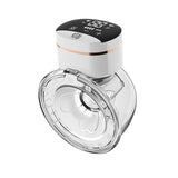 Wearable Electric Breast Hands Free Milk Pump with LED Display 4 Modes 9 Levels of Suction 180mL Capacity Food-grade