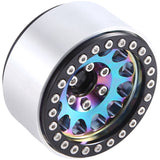 4Pcs Aluminum Alloy Metal 1.9Inch Beadlock Wheel Rims Hubs For 1/10 AXIAL SCX10 D90 RC Crawler Upgrade Parts Accessories