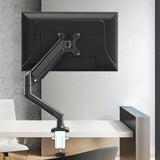 Aluminum Alloy Gas Spring Free Hovering Robotic Arm Support Base Display Hanging Bracket For 13-32 Inch Screen