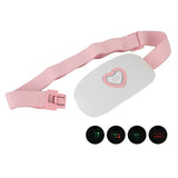 Waist Massage Belt LED Indicator Relieve Pain Waist Massage Heating Belt Adjustable Size Vibrating for Women for Home Work Use