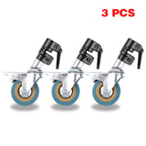 Professional Pro 3 Wheels Multi-function Studio Heavy Lighting Century C Stand Special Wheel Photography Accessories