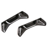 Carbon Fiber Black Car Seat Backrest Cover Trim Stickers for Toyota Supra GR A90 A91 5 2019-2022