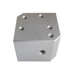 6MM Output Hole Type High Precision Right Angle Steering Gearbox 1 Module 20 Teeth Commutator Gear 2000RPM Aluminum Alloy Shell