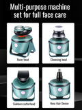 Triple head multifunction body wash fourinone men's Usb rechargeable electric razor