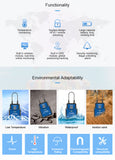 Cargo container tracking security Multiple doors vae padlock seal sub gps lock