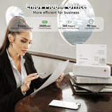 Peripage P40 A4 Thermal Portable Wireless Mobile Photo Printer - Inkless Print, Supports 2''/3''/4''/216mm/210mm A4&A5 Paper