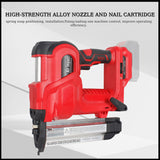Cordless Electric Nail Gun Straight/N-shape Naig hine with 32mm 50mm Nails Rechargeable Nailer For Ma kita Battery