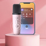 Mini Wireless Mic Bluetooth Small Speaker Outdoor Portable Karaoke Audio All-in-one Microphone Subwoofer