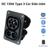 2X CCS Type EV Female Combo 2 Socket 1000V 62196-3 Electric Car Fast Charging DC150A 850V DC