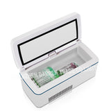 Running external Mini Fridge Blood Insu Vaccine Interferon Cooler Box Drug Reefer Portable cold storage box