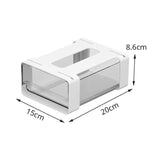 Self-Adhesive Drawer Undertable Hidden Box Organizer Desk makeup Stationery Rack Underwear Sundries Storage