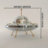1PC Ball Plate Room Aesthetic Halloween Decoration UFO Maison Space World Boho