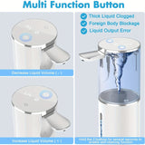 1pc Automatic Soap Dispenser, Wall Mounted Lotion Dispenser, 5 Modes Adjustable And Rechargeable Soap Dispenser, Hand Sanitizer Dispenser For Bathroom