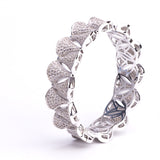 Diamond Copper-plated Gold Elegant Hollow Bracelet