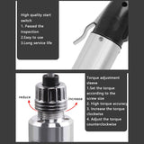 6V Small 801/802 Plug-In Straight Handle Handheld Electric Screwdriver