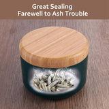 Cigarettes Indoor Or Outdoor Ashtray With 1 Stainless Steel Liner Ash Tray For Patio, Office And Home