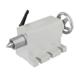 Center Height 65MM Movable CNC Tailstock Telescc Stroke 50MM for 4 MT2 Rotary Axis Wood Router Engraving hine