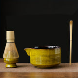 4pcs Bamboo Tea, Wipe Tea Set, Japanese Style Wipe Tea Brush, Baking, Stirring, Brush Tea, Stand Stand Stand