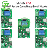 1/5/10PCS Tuya Smart 1CH 10A Wireless Wifi Relay Module Remote Control Light Switch Alexa Google Home
