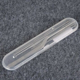 8 Pcs Stainless Steel Double Head Ear Spoon Set Remove Clean Stubborn EarWax Foreign Bodys Massage Care Doubles Effect Household