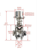 spring sliding gate door roller wheel hardware 304SS