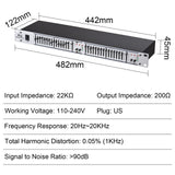 Btuty EQ-215 Dual Channel 15-Band 1U Rack Mount 2-channel Stereo Graphic Equalizer 110-240V