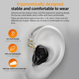 KZ ZAR Wired Headset HYBRID Technology HiFi Headphones 3.5mm Plug Noise Cancelg Ergonomic Design for Sports Game Music Lover