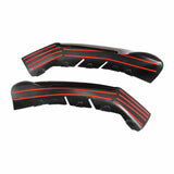 Front Bumper Diffuser Anti Impact Glossy Black  Front Bumper Lip Spoiler for Car