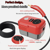 High Temperature Pressurized Handheld Steam Cleaner with Brush Heads - For Kitchen, Furniture, Bathroom & Car