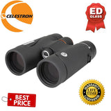 Celestron Trailseeker 10x42/8x42 ED Binoculars High-Index BAK4 Prism Di-Electric Phase-Correcting Coating For Hunters and Boater