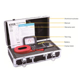 ETCR2000A+ 0.01-200ohm 65*32mm 99 Sets Stored Data Clamp-On Digital Ground Resistance Tester With Alarm Function