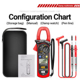 Digital Clamp Meter AC/DC Current Professional Multimeter 600A True RMS Tester Meters Voltmeter Auto Range 4000 counts PN106