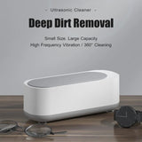 Household multifunctional cleaning hine mini ultrasonic portable denture jewelry cleaner