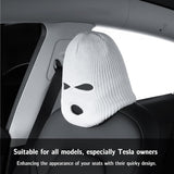Universal Fun Car Cover 3Holes Full Set Halloween Christmas Seat Headrest Decorations Accessory