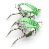 1Pair Tree Climb Tool Pole 304 Stainless Steel Climbing Tree Shoes Use To Climbing Hunting Observation Picking Fruit