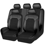 Cover Universal PU Leather Car Cushion Front And Rear Full Protection Seat Pad For 5-Seater Cars Truc