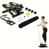 1pc Mini Stair Stepper With Resistance Bands, Portable Stair Climber, Fitness & Exercise Equipment