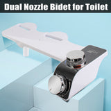 Bathroom Hygienic Shower Double Nozzle Bidet Feminine Toilet Water Spray Cold and Hot Water Toilet Bidet Self Cleaning