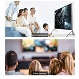 Projector Stand 100/120in Portable Projection 16:9 4K HD Rear Front Projections Movies Screen with Carry Bag