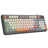 K82 USB Port 94 Keys Hot-Swap Gaming nical Keyboard RGB Light Luminous for Computer Desktop Laptop