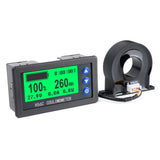 DC9-100V 100A 200A 300A 400A Lifepo4 Lead-acid Li-ion Lithium Capacity Power Battery Monitor Hall Coulomb Meter 12V 24V 36V 48V