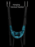 Blue Hanging Neck Stretching Spondylosis Treat Device Cervical Spine Orthosis Traction Belt