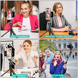 CAMOLO Teleprompter Photo Studio Mini Phone Tripod Cell Phone Tripod Mount Phone Holder for Selfie Stick for iPhone Video Tablet