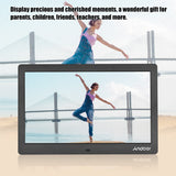 Andoer 10-inch Wide LCD Screen Digital Photo 1024*600 High Resolution Electronic Picture Frame with Video Player Function