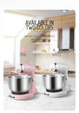 Multifunction High Capacity Stainless Steel Mixer, Dough Kneading hine, Butter Beat, Bread, 3.2L